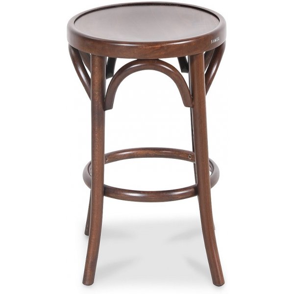 Bugholz Barhocker niedrig No 73 Classic - Nussbaum