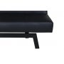 Schlafsofa - Schwarzes Kunstleder