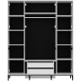 Elevate-Kleiderschrank 180 x 52 x 218 cm - Weiß
