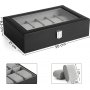 Epok Uhrenbox - Schwarz/Grau