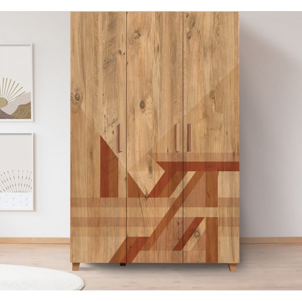 Leva Flow Kleiderschrank - Kiefer