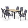 Panama Essgruppe 3 - Schwarz/Teak