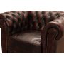 Dublin Chesterfield Sessel - Leder Oxblood