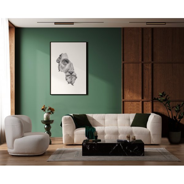 Cady 3-Sitzer-Sofa - Beige