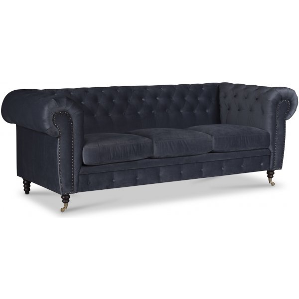 Sheffield Chesterfield 3-Sitzer Sofa - (Farbe der Polsterung ist optional)