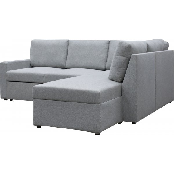 Traumgraues Schlafsofa mit Stauraum und Ecksofa