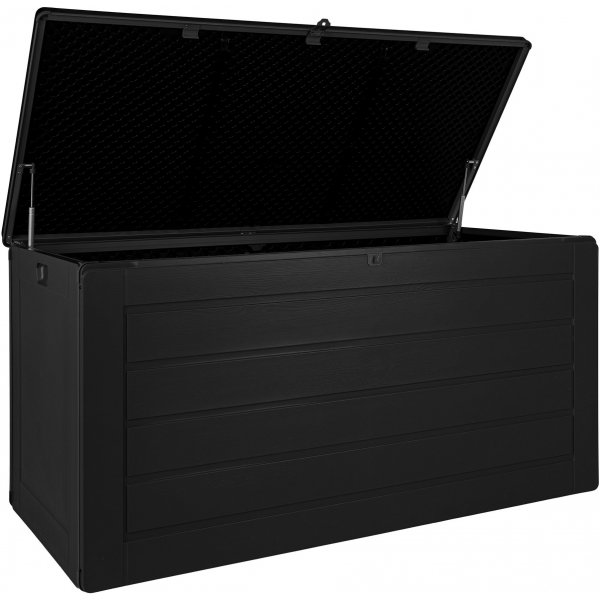 Kissenbox Dubrovnik 146,5 x 61 cm 490 Liter - Schwarzer Kunststoff