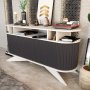 Stormy Sideboard - Weiß/Anthrazit
