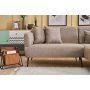 Revos Diwansofa rechts - Braun
