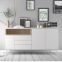 Roomers Sideboard - Weiß/Eiche