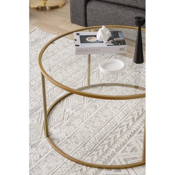 Spree Couchtisch Ø80 cm - Gold