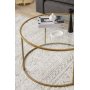 Spree Couchtisch Ø80 cm - Gold