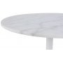Carlisle Matbord 110 cm - Marmor/Weiß