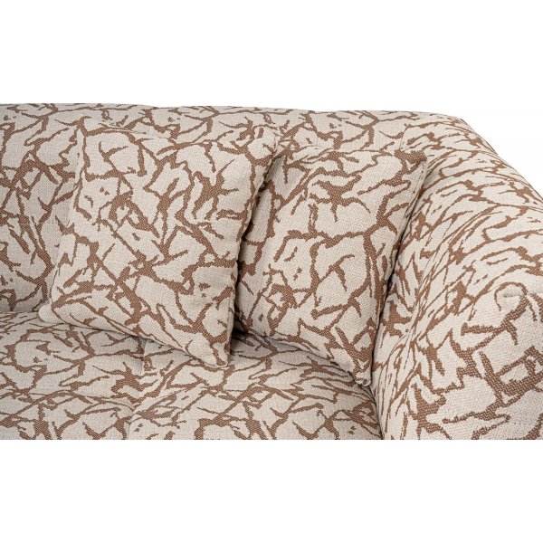 3-Sitzer-Sofa aus Cady - Beige/Braun