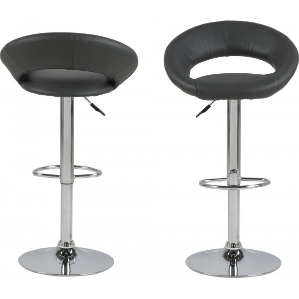 Plump Barhocker - Graues PU