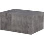 York Low Couchtisch 80 x 60 cm - Dunkelgrau