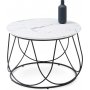 Bobby Couchtisch Ø60 cm - Weiß