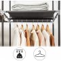 Kleiderschrank Katerina 150 x 175 cm - Schwarz