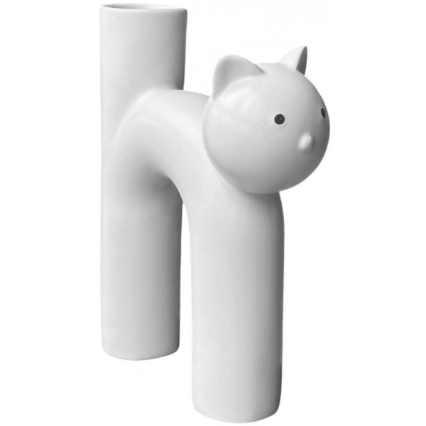 Gato-Vase - Weiß
