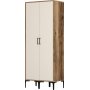 Kumsal Kleiderschrank 6 Walnuss/Creme
