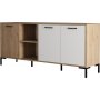 Aurora Sideboard - Eiche/weiß