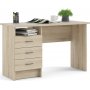 Function Plus Schreibtisch 120,1 x 48,1 x 72,6 cm - Eiche
