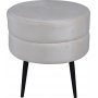 Pouf Mariana - Samt in Beige