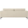 Aspen 3-Sitzer-Sofa - Beige Samt