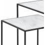 Bolton Wetttisch 35x35 | 45 x 45 cm - Weiß