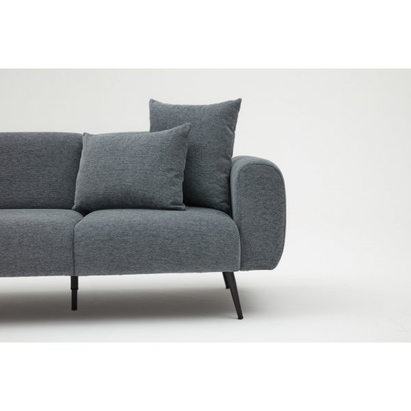 Flanko 2-Sitzer-Sofa Anthrazit