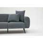 Flanko 2-Sitzer-Sofa Anthrazit