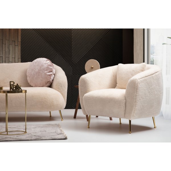 Oyster-Sessel - Beige