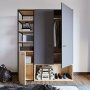 Limbo Kleiderschrank 602 - Anthrazit/Eiche