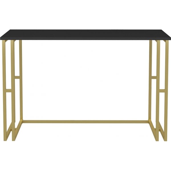 Kane Schreibtisch 120 x 60 cm - Gold/Anthrazit
