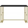 Kane Schreibtisch 120 x 60 cm - Gold/Anthrazit