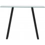 Horten Relieftisch 100 x 40 cm - Schwarz/Transparent