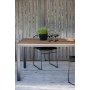 Gartentisch 205 x 90 cm schwarz/natur - Copacabana