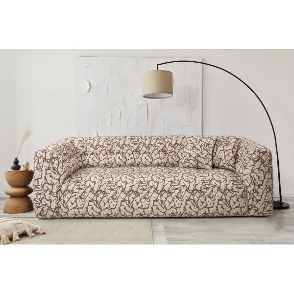 3-Sitzer-Sofa aus Cady - Beige/Braun