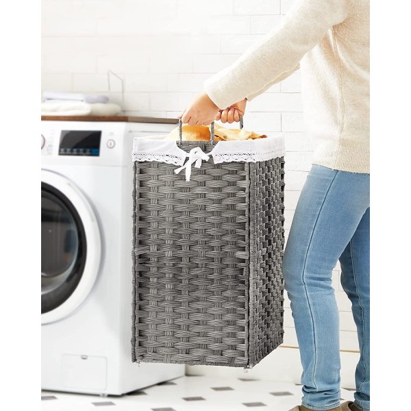 Henrietta Wäschekorb 70 l - Grau