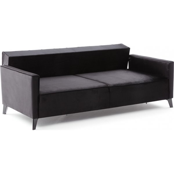 3-Sitzer-Schlafsofa - Schwarz