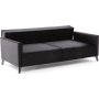 3-Sitzer-Schlafsofa - Schwarz