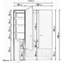 Limbo Kleiderschrank 602 - Anthrazit/Eiche