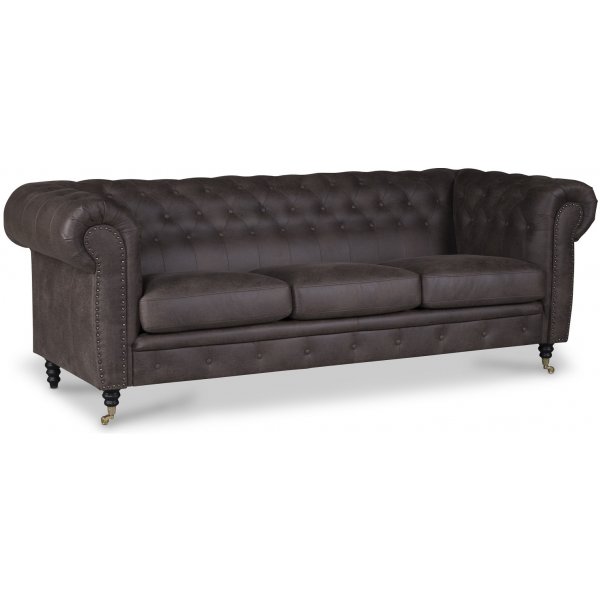 Sheffield Chesterfield 3-Sitzer Sofa - (Farbe der Polsterung ist optional)
