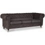 Sheffield Chesterfield 3-Sitzer Sofa - (Farbe der Polsterung ist optional)