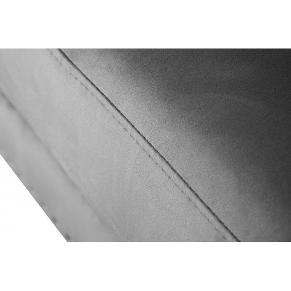 Sessel Chesterfield grau Samt Royal