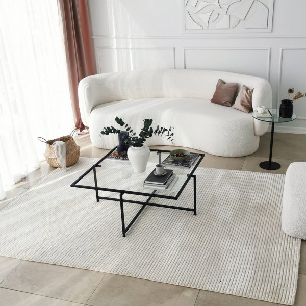Sun Couchtisch 85 cm - Schwarz