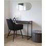 Ovaler Jersey-Spiegel - Schwarz - 35x80