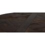 Tub runder Esstisch Ø120 cm - Braun / Weiß