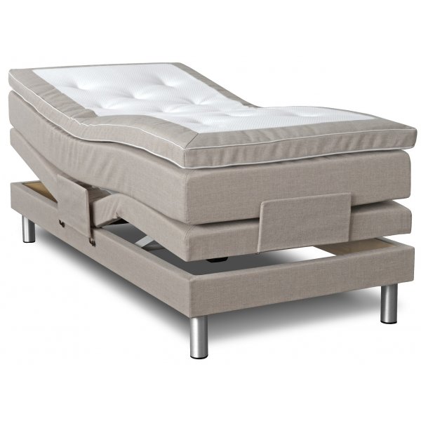 Cloud verstellbares Bett 7-Zonen (Sand) - Jede Breite
