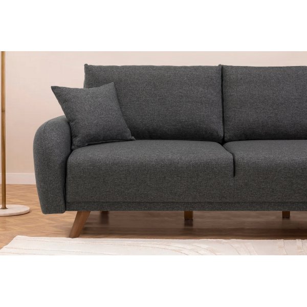 Kronos Schlafsofa Anthrazit
